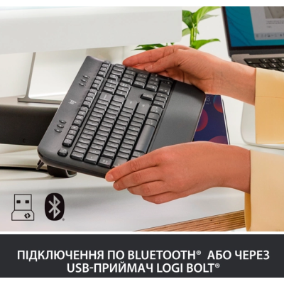 Клавіатура Logitech Signature K650, UA, Graphite (920-010945) (6823478)