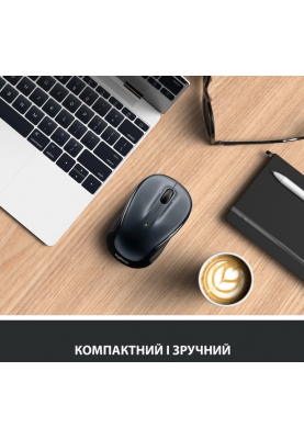 Миша комп'ютерна Logitech M325s Wireless Dark Silver (910-006812) (6848839)