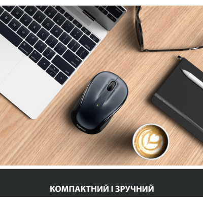 Миша комп'ютерна Logitech M325s Wireless Dark Silver (910-006812) (6848839)