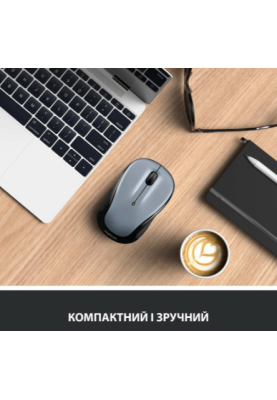 Миша комп'ютерна Logitech M325s Wireless Light Silver (910-006813) (6848840)