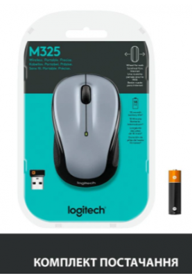 Миша комп'ютерна Logitech M325s Wireless Light Silver (910-006813) (6848840)