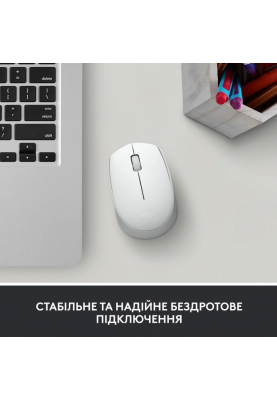 Миша комп'ютерна Logitech M171 Wireless Mouse, White (910-006867) (6857590)