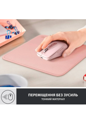 Килимок для мишi Logitech Studio Series Darker Rose (956-000050) (6794331)