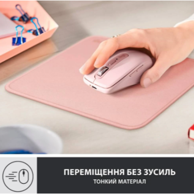 Килимок для мишi Logitech Studio Series Darker Rose (956-000050) (6794331)