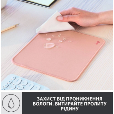 Килимок для мишi Logitech Studio Series Darker Rose (956-000050) (6794331)
