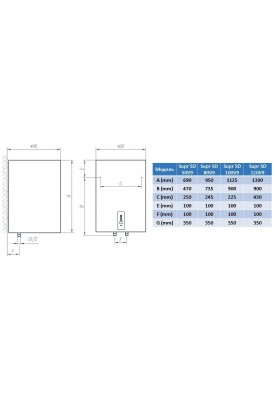 Водонагрівач Tiki Supr SD 50V9 (OGBS 50 E5) (6859578)