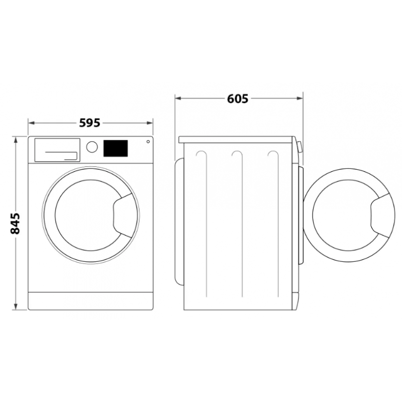 Пральна машина автоматична Whirlpool FFB 10469 BV UA (6857177)