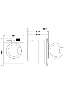 Прально-сушильна машина Whirlpool FFWDB 864349 BV UA (6857199)