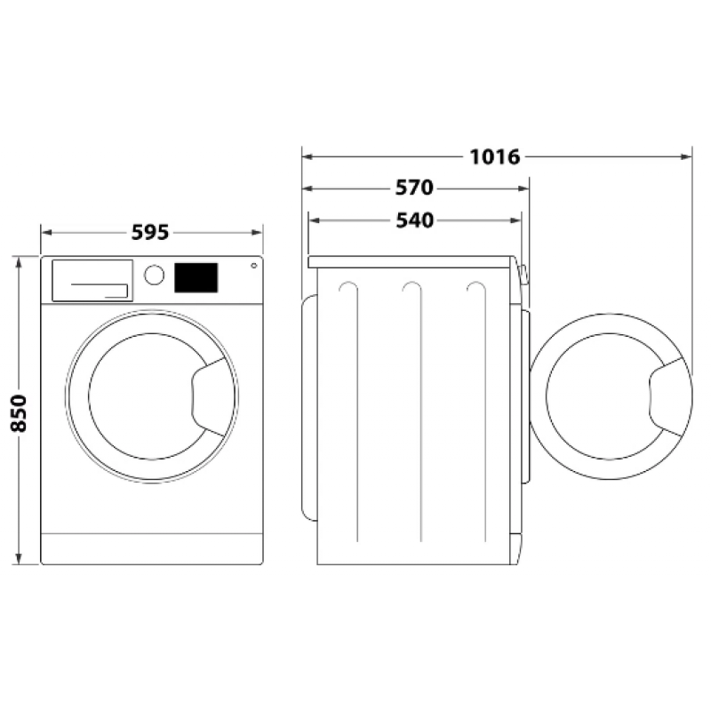 Прально-сушильна машина Whirlpool FFWDB 864349 BV UA (6857199)