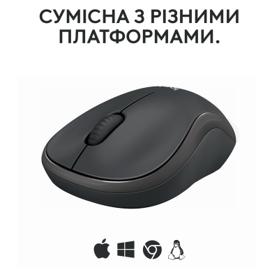 Миша Logitech M240 Silent Bluetooth Graphite (6878946)