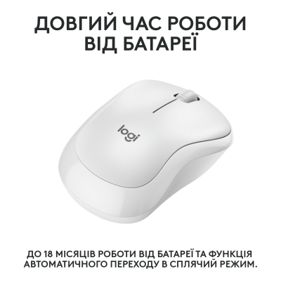 Міша Logitech M240 Silent Bluetooth Off White (6878947)