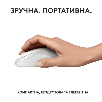 Міша Logitech M240 Silent Bluetooth Off White (6878947)
