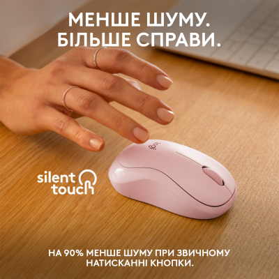 Миша Logitech M240 Silent Bluetooth Rose (6878948) Миша Logitech M240 Silent Bluetooth Rose (6878948)