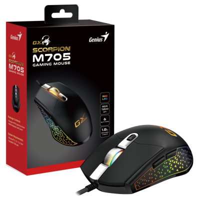 Миша Genius Scorpion M705, USB Black (6868404)
