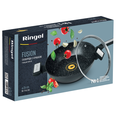 Сковорода Ringel Fusion 26 см з кришкою (6851758)