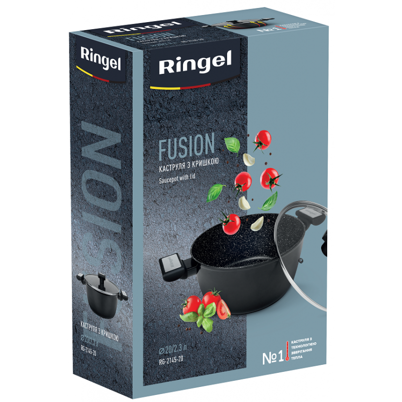 Каструля Ringel Fusion 20 см із кришкою (6851760)