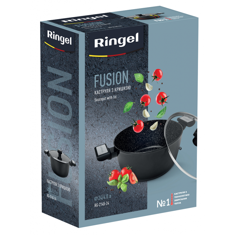 Каструля Ringel Fusion 24 см із кришкою (6851761)