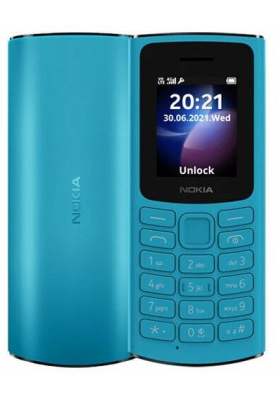 Мобільний телефон Nokia 105 Dual SIM (TA-1557) Cyan (6890062)