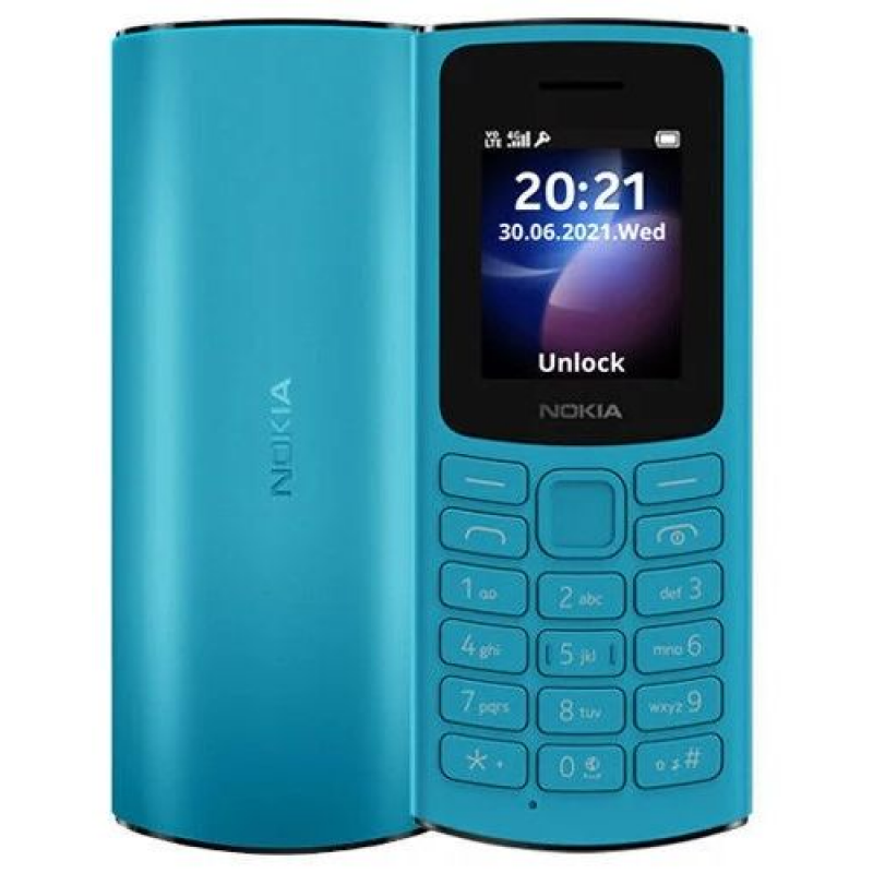 Мобільний телефон Nokia 105 Dual SIM (TA-1557) Cyan (6890062)