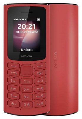 Мобільний телефон Nokia 105 Dual SIM (TA-1557) Red (6890063)