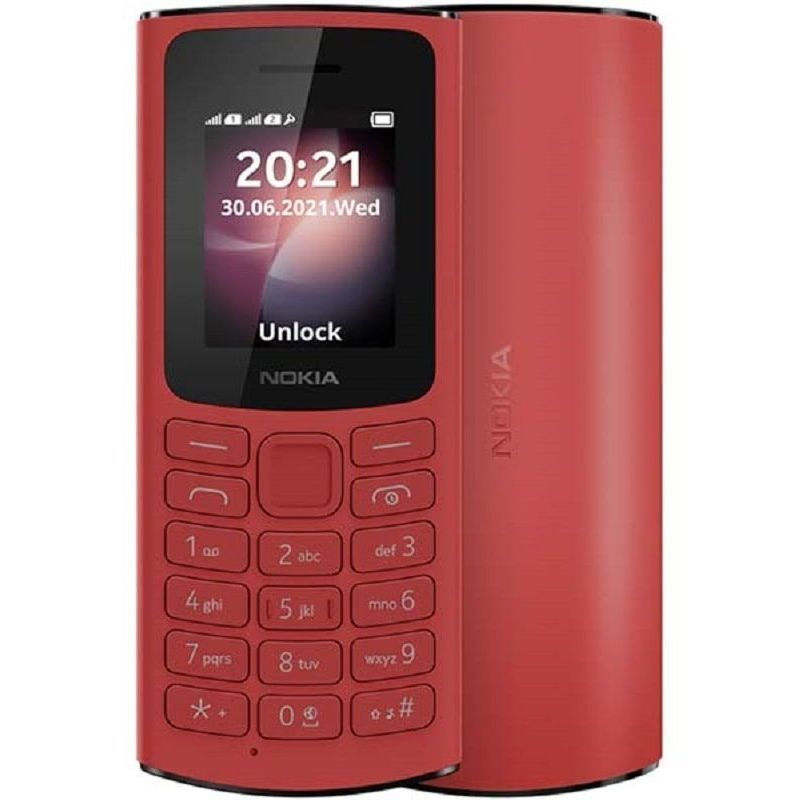 Мобільний телефон Nokia 105 Dual SIM (TA-1557) Red (6890063)