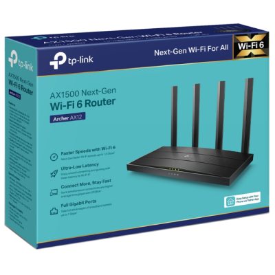 Бездротовий маршрутизатор TP-Link Archer AX12 AX1500 (6894791)