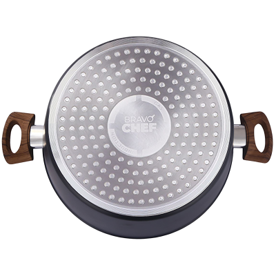 Каструля Bravo Chef класична 22 см (3.2 л) з кришкою (BC-2101-22) (6859887)
