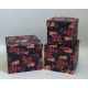 Подарункові коробки UFO W5230 Набір 3 шт Flowers1 квадр. (6885153)