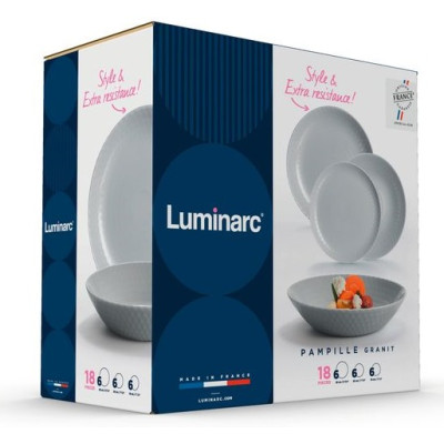 Сервіз Luminarc Pampille Granit, 18 предметів (6785912)