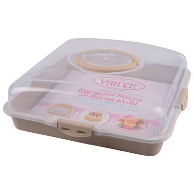 Тортівниця Violet House 0036 Каризм Cappucino 13х38х38 см (6900229)