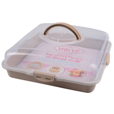 Тортівниця Violet House 0036 Каризм Cappucino 13х38х38 см (6900229)