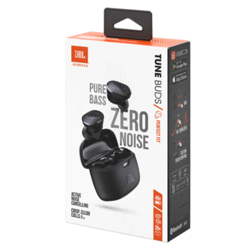 Гарнітура JBL TUNE BUDS Black (JBLTBUDSBLK) (6891592)