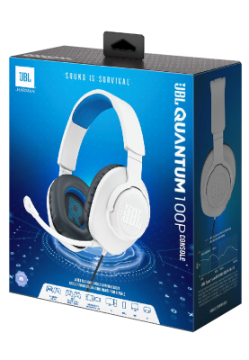 Гарнітура JBL QUANTUM 100P Console White (JBLQ100PWHTBLU) (6900175)