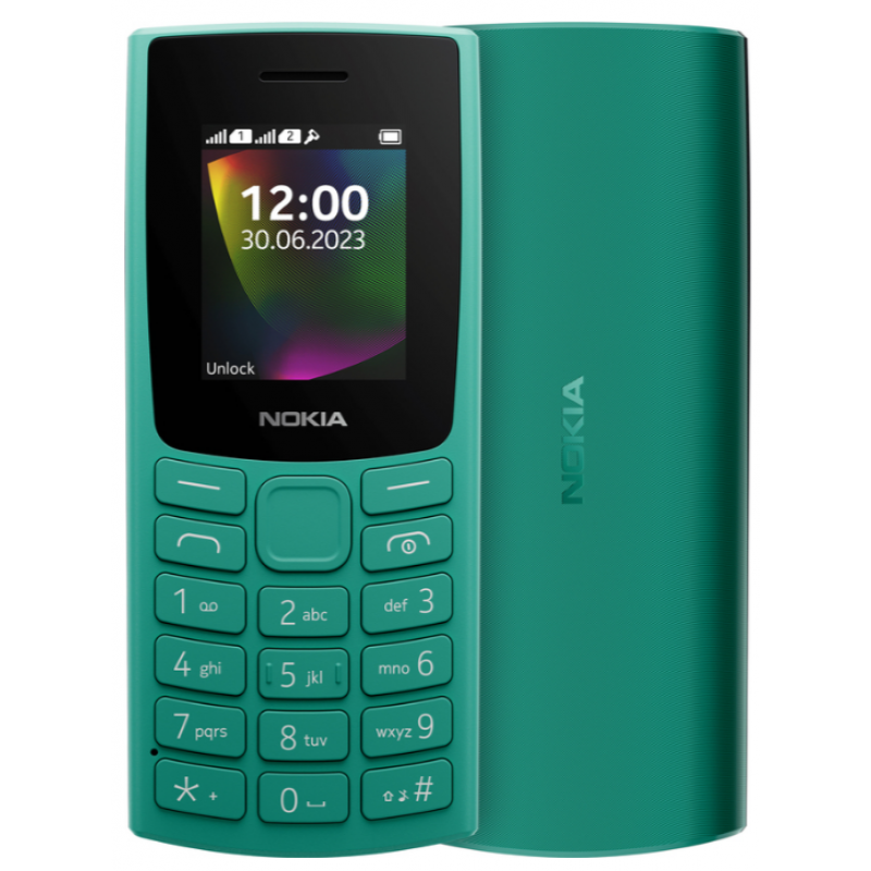 Мобільний телефон Nokia 106 Dual SIM (TA-1564) Green (6906571)