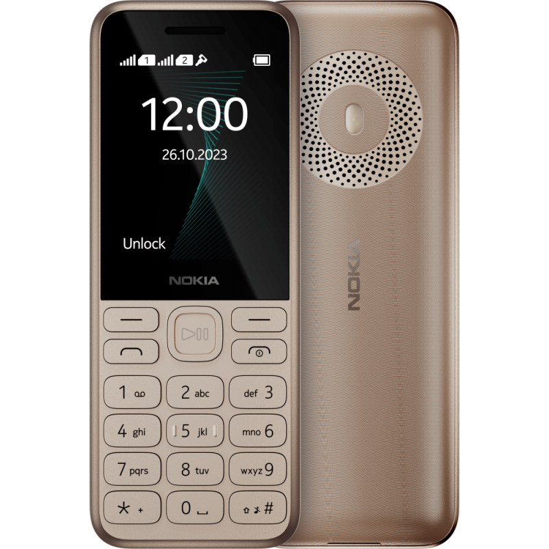 Мобільний телефон Nokia 130 Dual SIM (TA-1576) Light Gold (6906942)