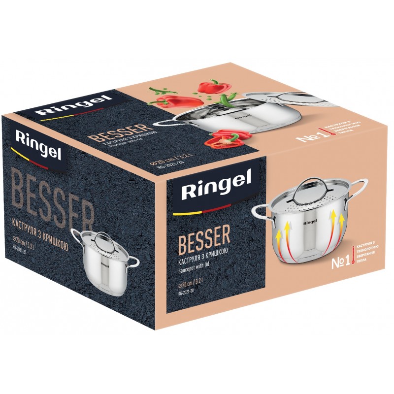 Каструля RINGEL Besser (3.2 л) 20 см (6869643)