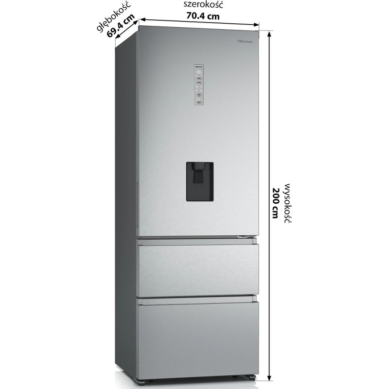Холодильник Hisense  RT641N4WIE1 (BCD-456WYR) (6895807)