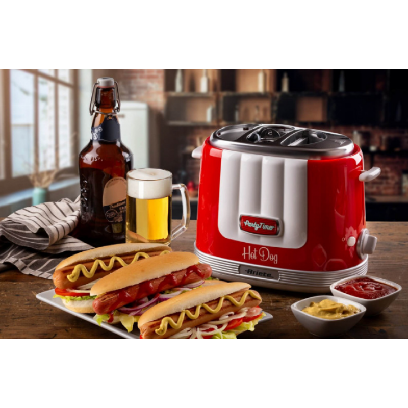 Бутербродниця Ariete 0206 HOT DOG RED (6898999)