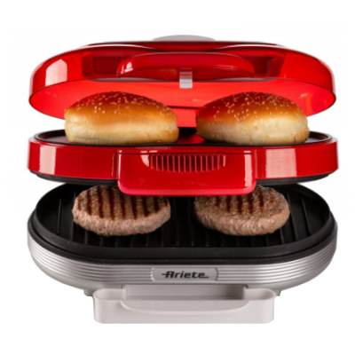 Бутербродниця Ariete 2505 HAMBURGER RED (6899001)