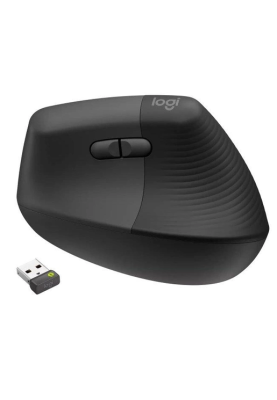 Миша комп'ютерна Logitech Lift Vertical Ergonomic Mouse Graphite B2B (910-006494) (6859759)