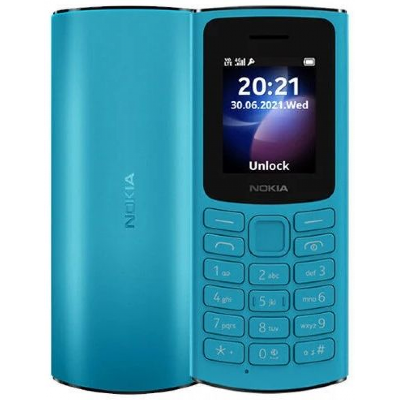 Мобільний телефон Nokia 105 (TA-1569) Cyan (6907570)