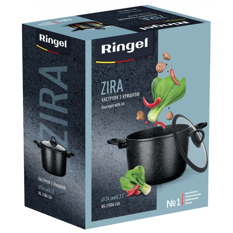 Каструля RINGEL Zira (6.3 л) 24 см (6865317)