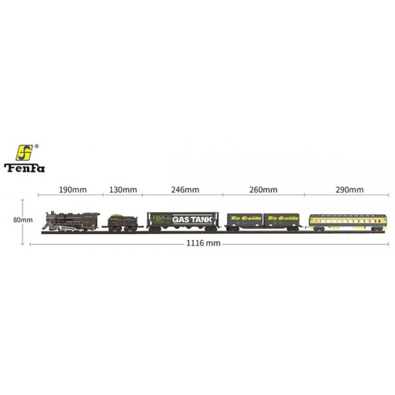 Ігровий набір Fenfa Залізниця 1601C (6877525)