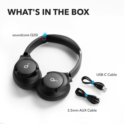 Гарнітура Anker SoundСore Q20i Black (6907849)