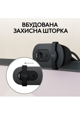 Веб-камера Logitech BRIO 100 FHD GRAPHITE (960-001585)  (6914872)