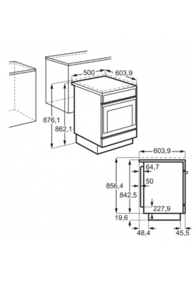 Комбінована плита Electrolux LKK520002X (6910582)