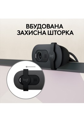 Веб-камера Logitech BRIO 105 FHD GRAPHITE (960-001592)  (6916413)