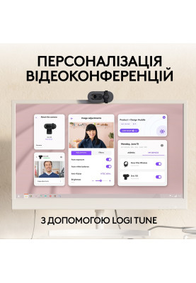 Веб-камера Logitech BRIO 105 FHD GRAPHITE (960-001592)  (6916413)