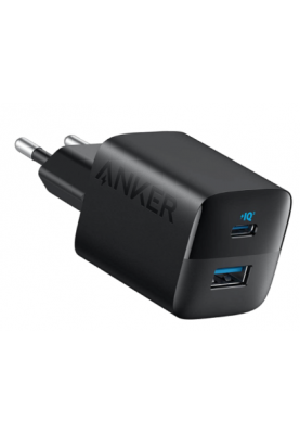 Мережевий зарядний пристрій Anker PowerPort 323 - 33W Dual-Port USB-C Black (6908150)