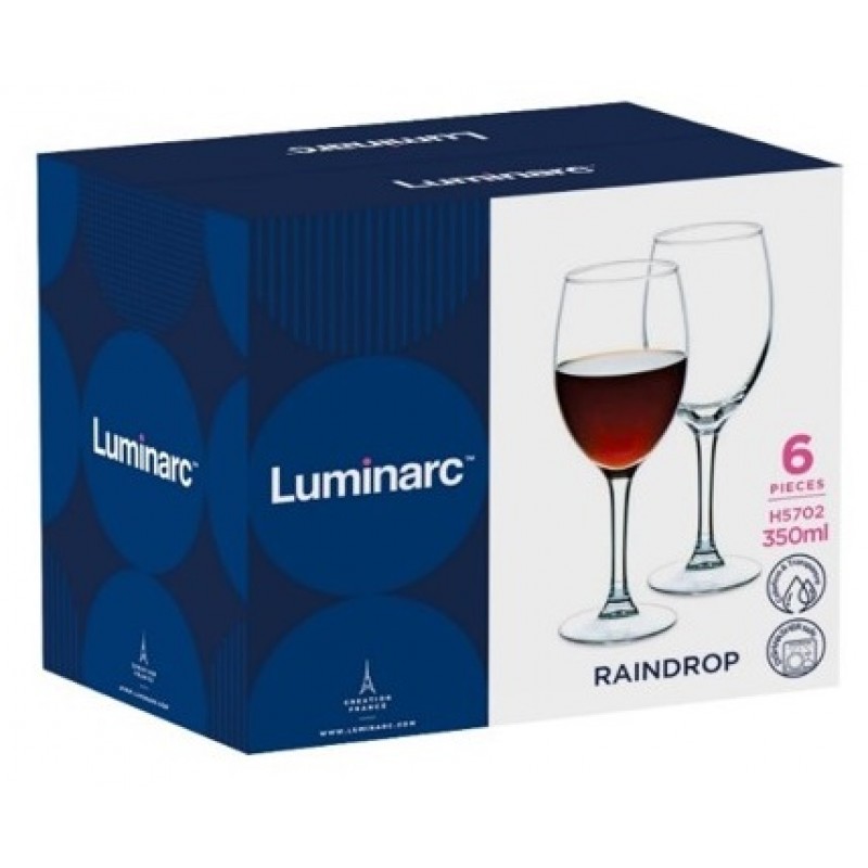 Набір келихів Luminarc Raindrop, 6х450 мл (Q5488) (6887050)